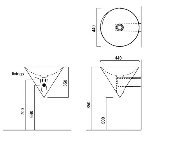 кронштейн KERAMA MARAZZI CONO